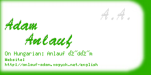 adam anlauf business card